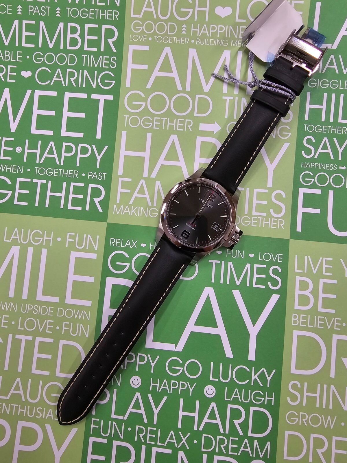 Pre-owned Longines Conquest 41 Mm Quartz Mens Watch L3.716.4.56.2 - With Tag