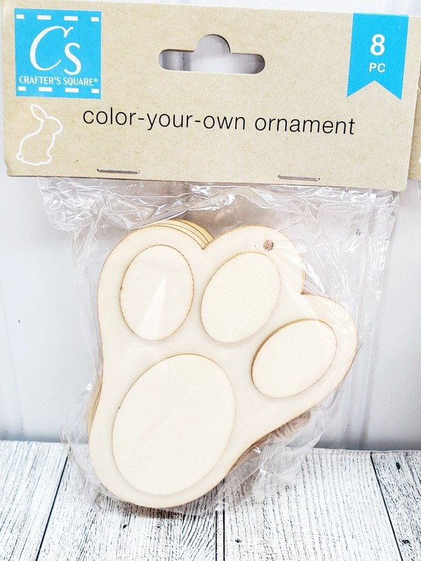 Easter DIY Color Your Own Wood Ornaments Baby Chick Easter