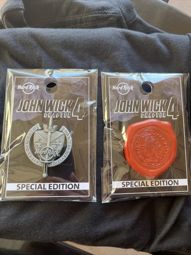 Retired Hard Rock Cafe John Wick 4 Pin Set | eBay