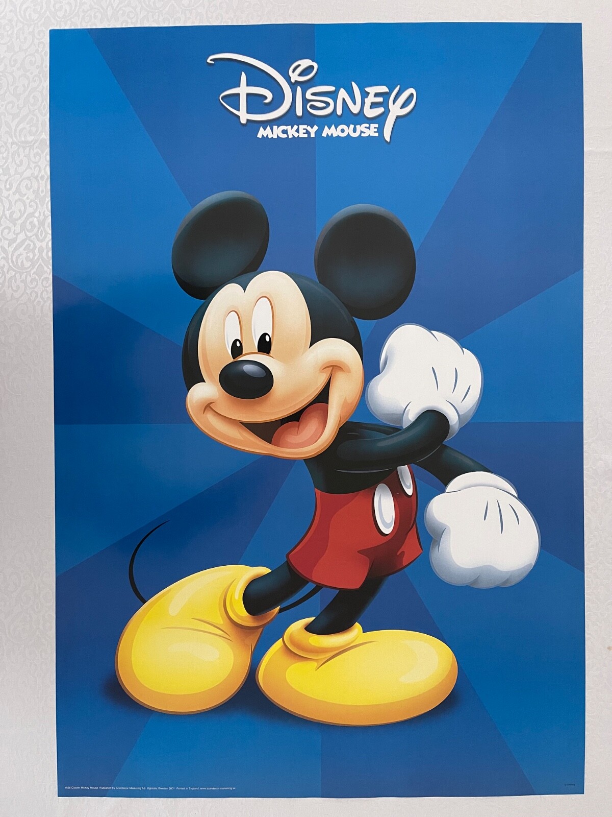 【DISNEY】 YOSHIROTTEN POSTER ミッキーマウス MICKEY MOUSE, DISNEY, RARE 2001 POSTER | eBay