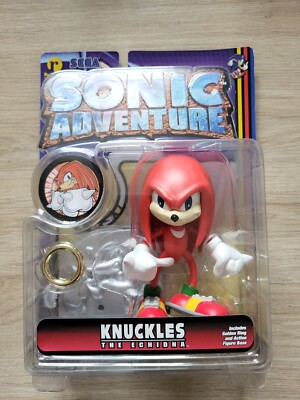 (1999) Figurine articulée ReSaurus Sonic Adventure:knuckles the echidna Blister.