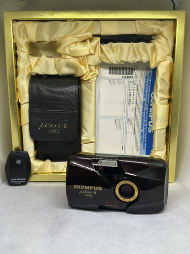 Tested ✓ RARE NOS Olympus MJU II Limited 35mm Film Camera