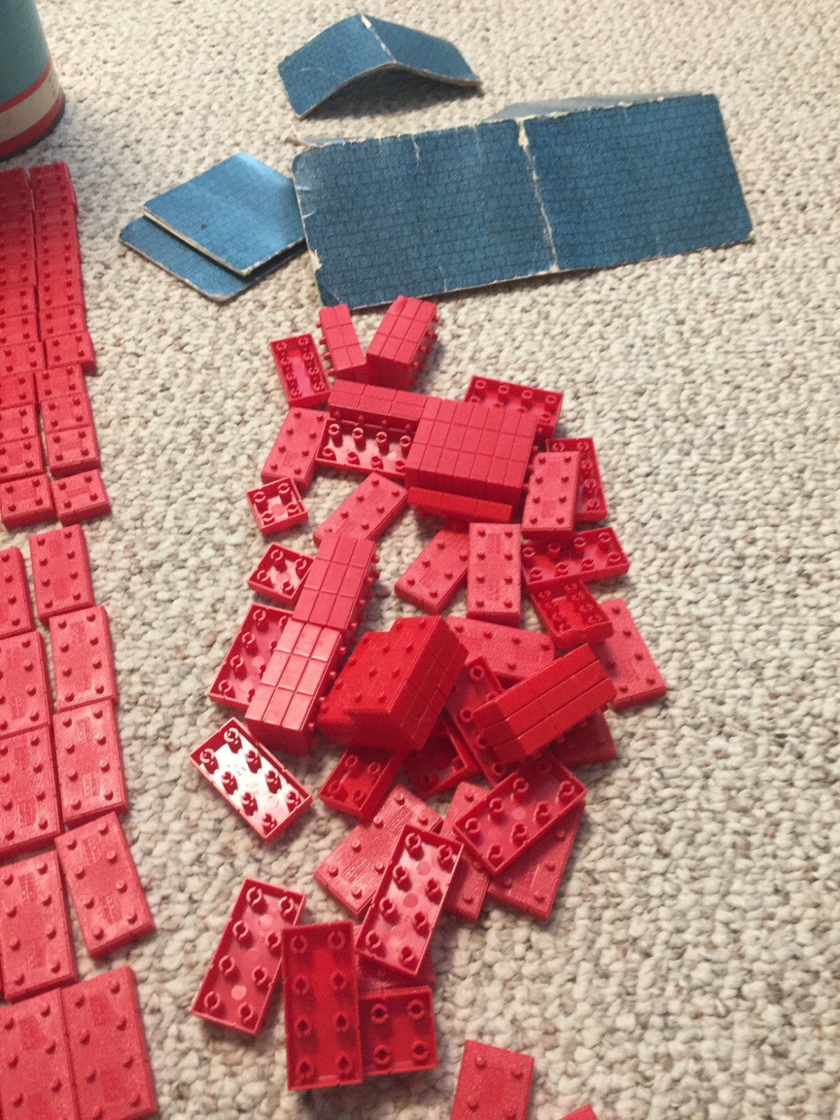 Vintage Halsam New American Plastic Bricks Set No.725