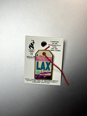 1996 Atlanta Olympics LAX Los Angeles Destination Atlanta Pin