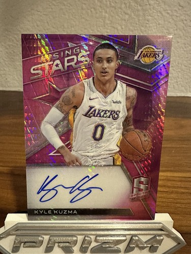 2017-18 Panini Spectra Kyle Kuzma RC Rookie Purple Auto 07