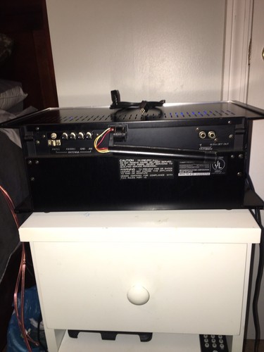 Mitsubishi DA-C20 dual tuner preamplifier + 3 pin cord