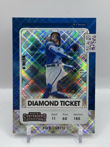 2021 Panini Contenders #38 Bo Bichette Diamond Ticket 10/15