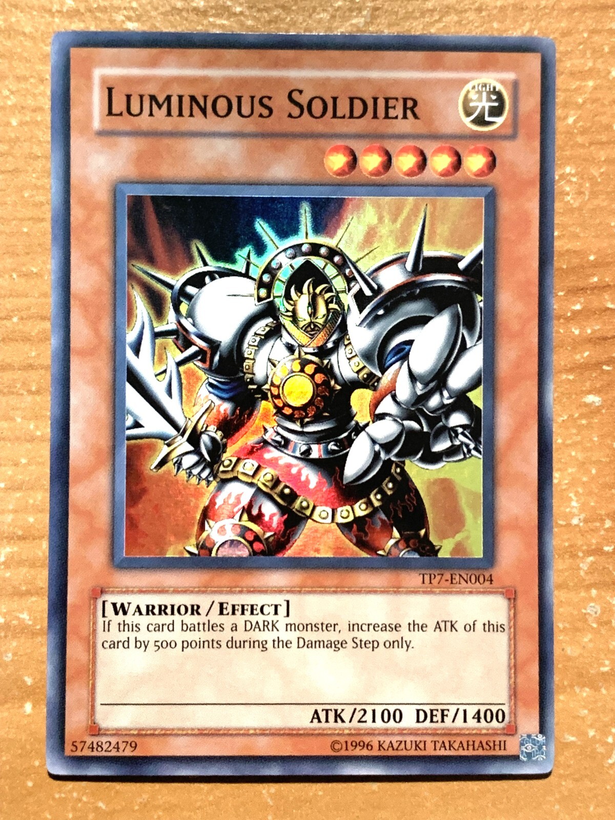 yugioh TP7-EN004 LUMINOUS SOLDIER SUPER RARE Near Mint | eBay