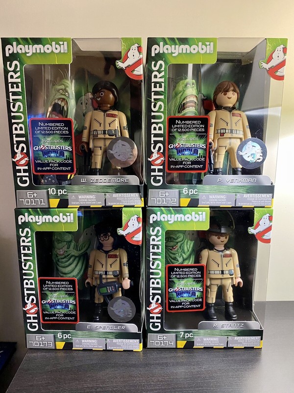 â¨Playmobil Ghostbusters Collector Pack 70171 70172 70173 â¨ 70174 Rare Misprint â¨