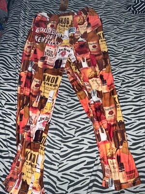 BRIEF INSANITY Bourbons of Kentucky Jim Beam Makers Mark Sleep Lounge Pants S