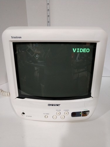 Retro Gaming Sony Trinitron KV-9PT50 9 inch Color CRT TV, no