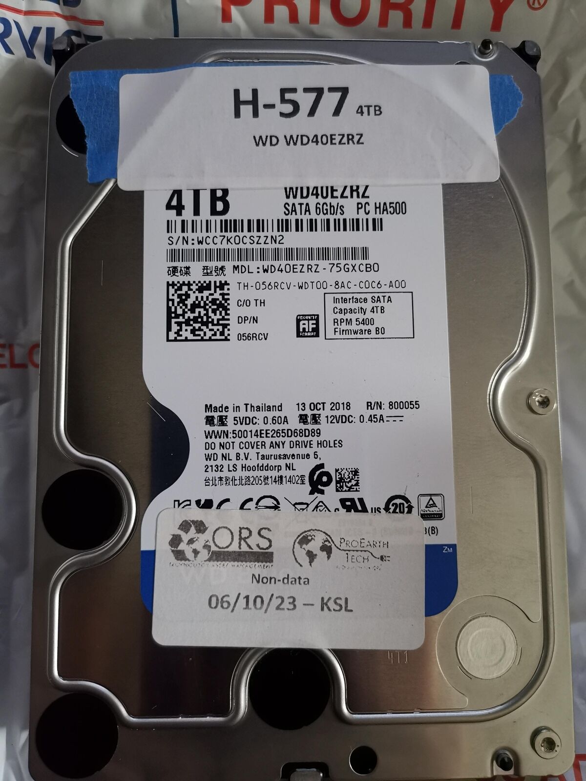 Western Digital Blue WD40EZRZ 4TB 3.5 SATA 6G HARD DRIVE 718037840161 | eBay Western Digital Blue WD40EZRZ 4TB 3.5 SATA 6G HARD DRIVE 718037840161 | eBay