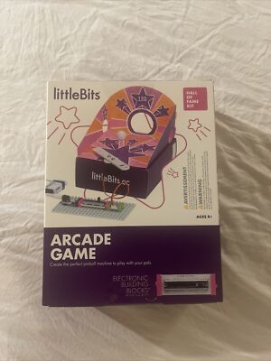 NEW SEALED LittleBits Starter Kit Hall of Fame Arcade Game, Purple