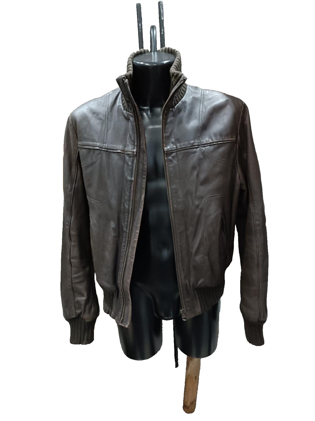 PRYシュウト　Reversible Leather Jacketサイズ2 Y'2 Leather Kakishibu Persimmon Tanned Horsehide Single