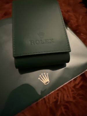 Rolex Watch Travel Case Pouch Service Center Authentic with