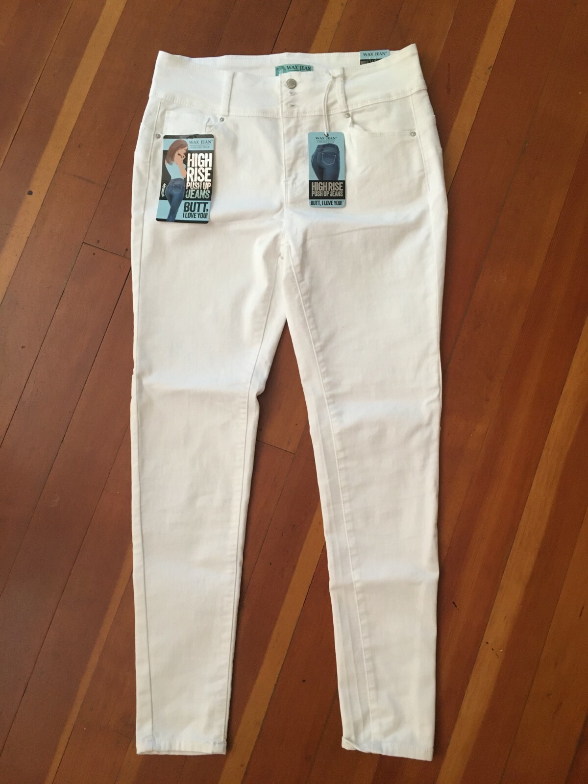 wax jeans but i love you white