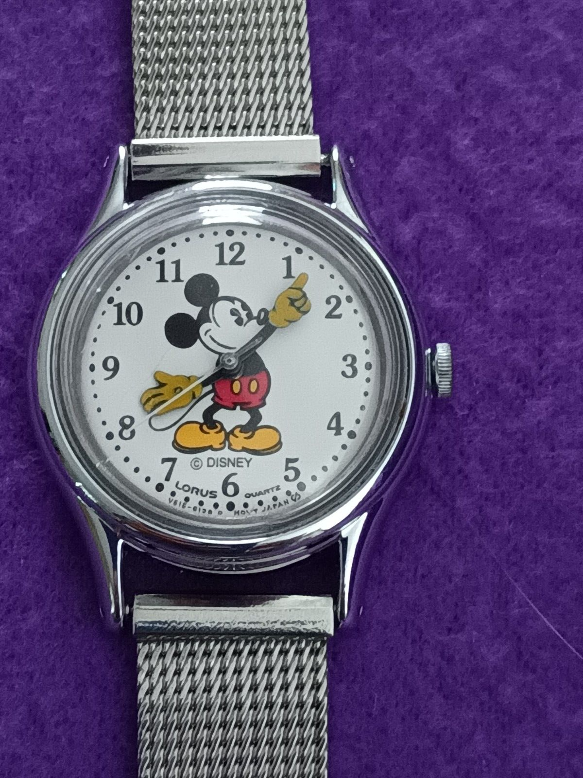 SEIKO LORUS ミッキーマウス Disney クォーツ腕時計 A256 Lorus 