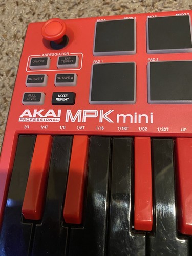 【AKAI】MPK mini MK3 - RED Akai Professional MPK mini mk3 Keyboard Controller Red