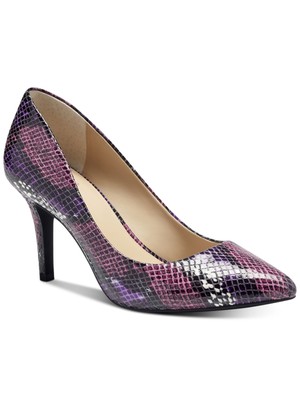 

Женские туфли-лодочки без шнуровки INC Purple Snake Comfort Zitah с острым носком на шпильках 10 м, Фиолетовый, ZITAH