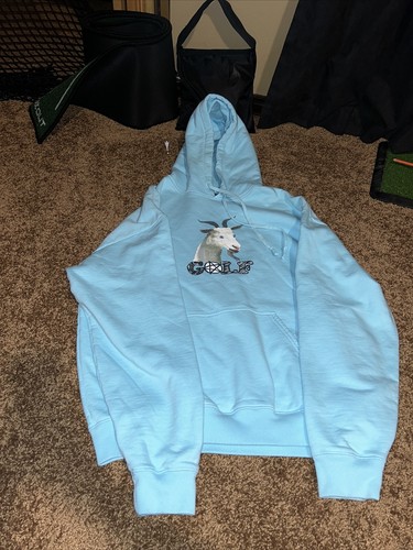 Golf Wang goat sweatshirt size large light blue | eBay