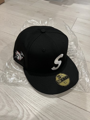Supreme X New Era Screwball S Logo Black New Era 7 3/8 | eBay Supreme X New Era Screwball S Logo Black New Era 7 3/8 | eBay