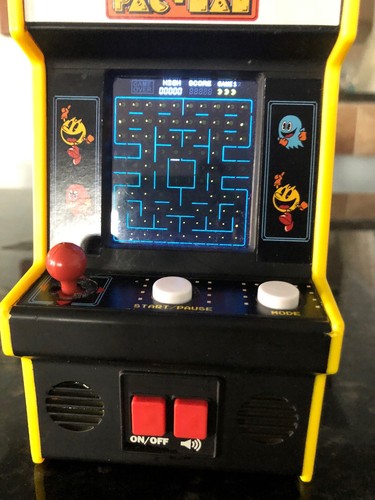 Pac-Man Arcade Classics Mini Arcade Game with Color Screen Working #09562