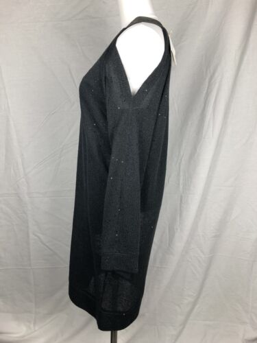 Pre-owned Brunello Cucinelli $2675  Womens Black Dress Sequins Monili Size L Large 44 8