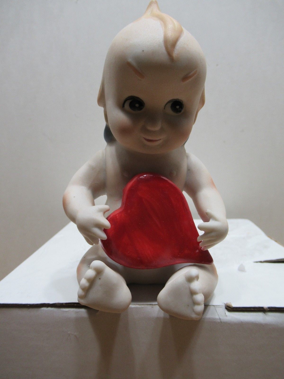 Valentine Cupid Porcelain Kewpie Figurine