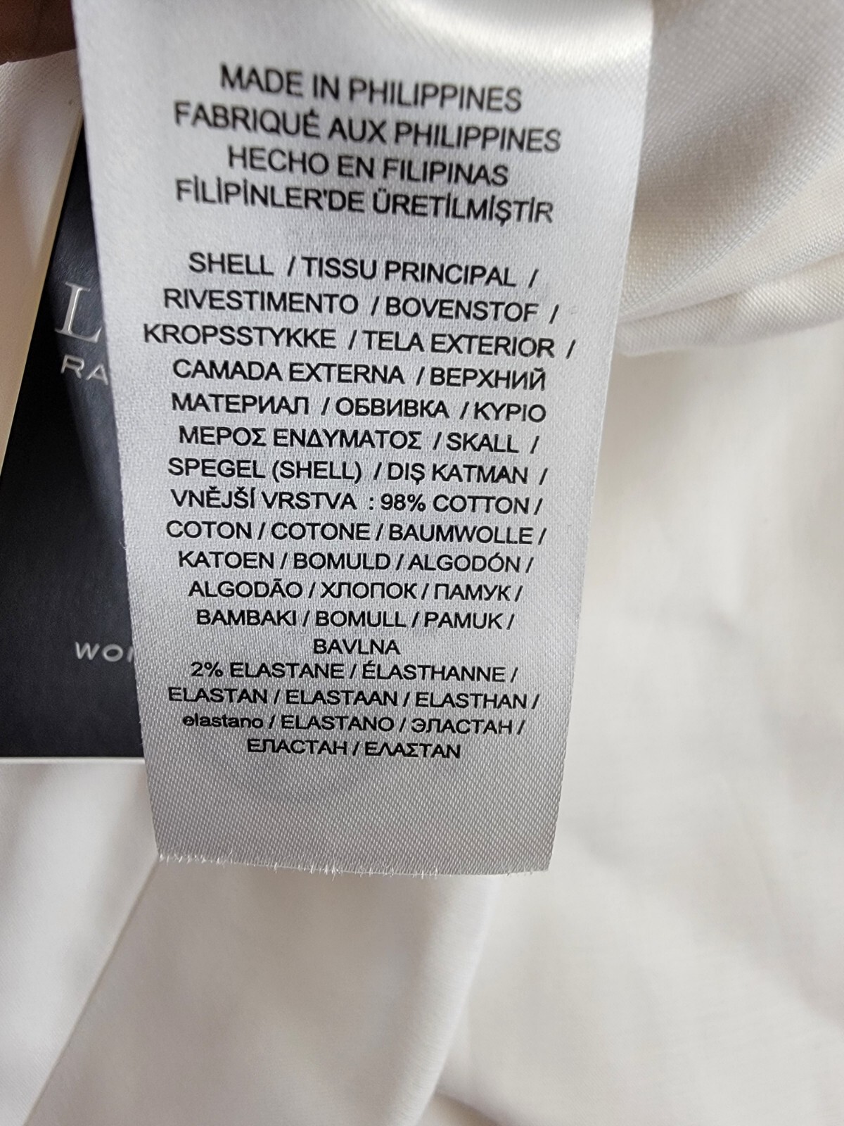 Lauren Ralph Lauren Plus Size Stretch Crop Pants Women's 18W White Zip Hook&Bar - Picture 15 of 18