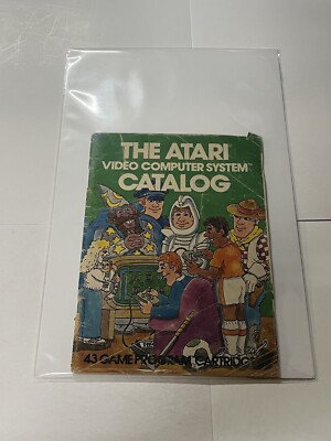 The Atari Video Computer System Catalog 43 Game Program Cartridges 1981 Brochure