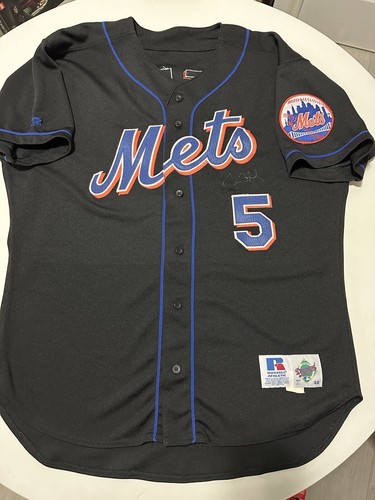 メッツ newyork mets russell ユニフォーム yankees TURK WENDELL Russell Athletic AUTHENTIC NEW YORK METS Black