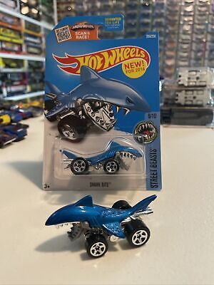 hot wheels 2016 first edition shark bite lot of 2 moving parts