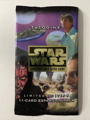 Star Wars CCG Tatooine Booster Pack Decipher TCG Limited Edition New!