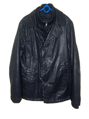 Schott NYC Men s Black Cotton Jacket 2XL