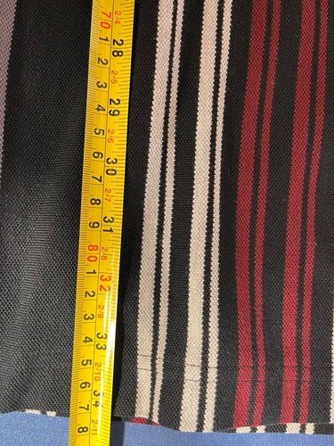 Greg Norman Vertical Striped Long Sleeve Rugby Polo Golf Mens  XL/TG Shirt
