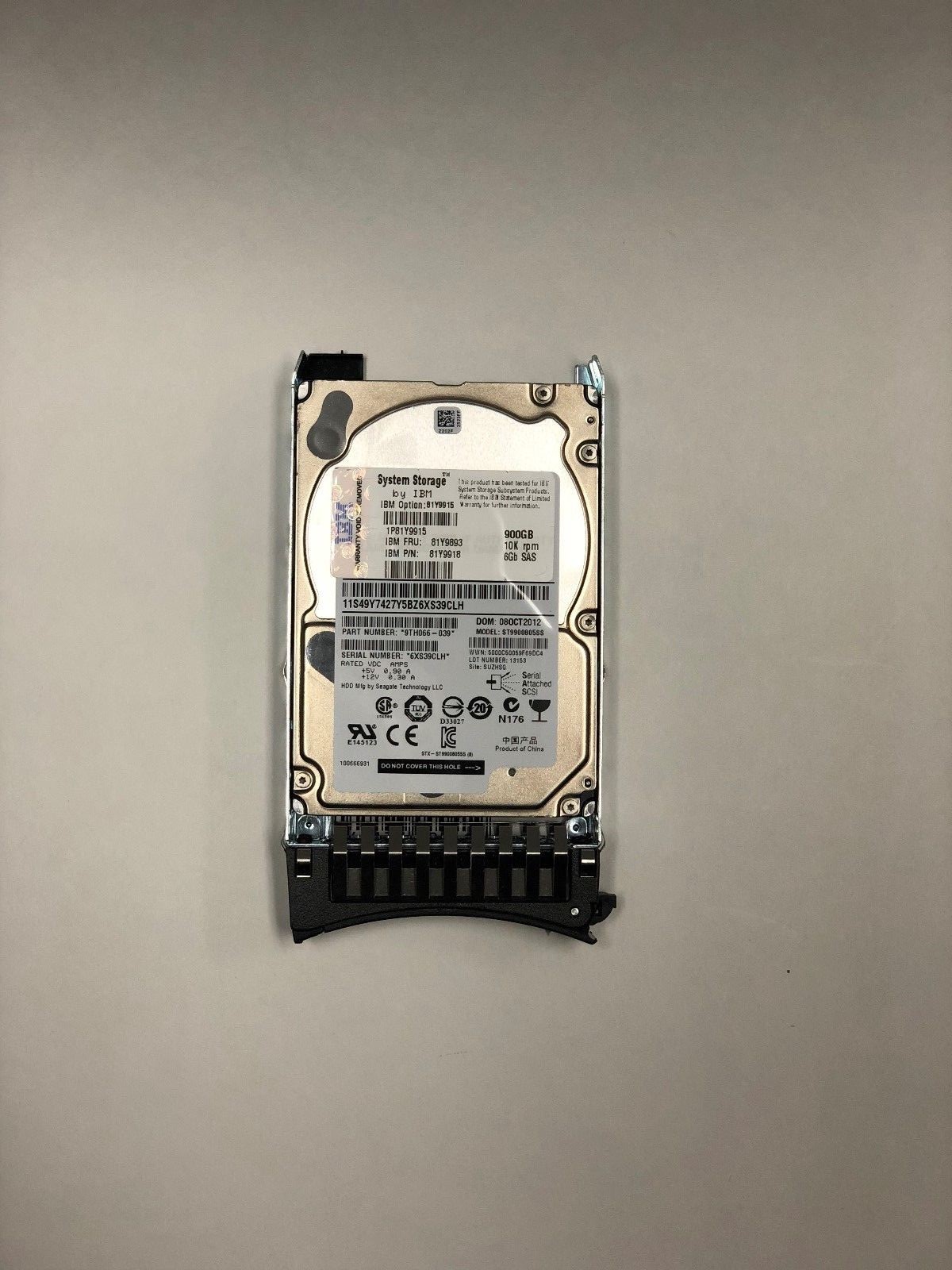 PCパーツ 81Y3805 IBM 900GB 10K 6G SFF SAS HDD Amazon.com: 81Y3805 IBM 900 GB 10K RPM SAS 6GBits SFF Hard
