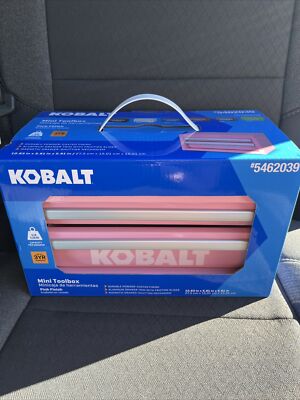 PINK Kobalt Mini Tool Box Jewelry Box