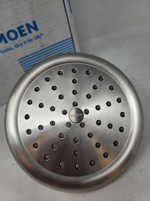 Moen S6310EPBN ExactTemp 7'' Eco-Performance One-Function Rainshower Showerhead