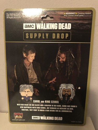 The Walking Dead Supply Drop Pin Palz Ezekiel And Carol