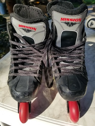 Mission Helium 500 Hi-Lo Hockey Inline Street Skates Rollerblades Size 4