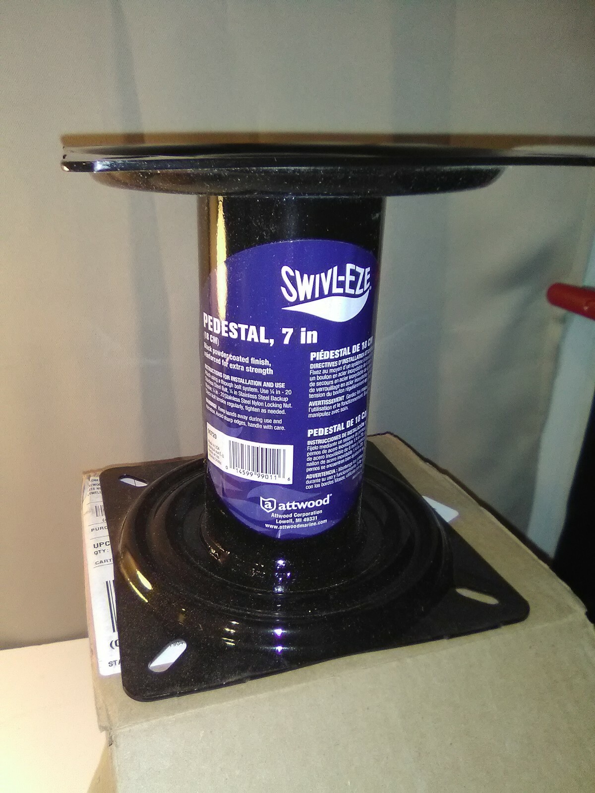 SwivlEze Economy Pedestal ( 7Inch) , reinforced for extra strengthの