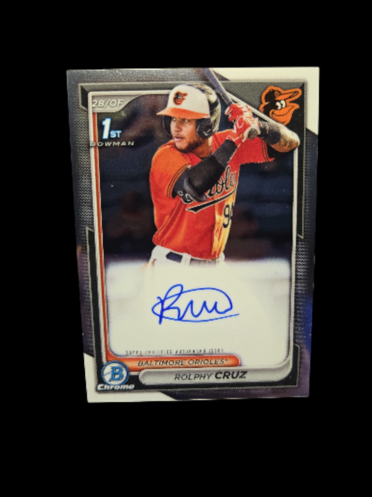 Rolphy Cruz 2024 Bowman Chrome Prospect Autograph