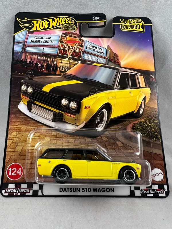 Hot Wheels Premium Boulevard #124 Datsun 510 Wagon | eBay