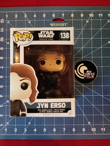 Funko Pop #138 Jyn Erso Star Wars Rogue One Vinyl Figure With Protector 