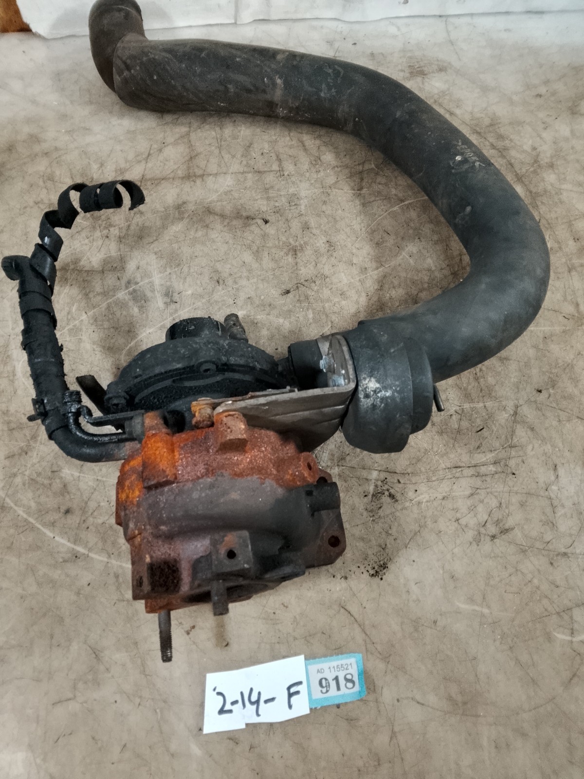 FORD RANGER 2007 2.5 TDCI WE01 TURBOCHARGER VJ380606 #214F.918