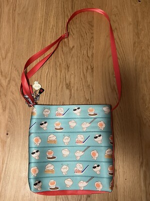 Harveys Disney Bao Streamline Seatbelt Crossbody Bag & Keychain Mint Cute