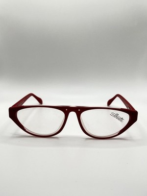 Silhouette M 1322 56-15-135 Rot Cat-Eye Brille Gestell