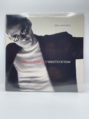 MARC ANTHONY I Need to Know ( The Remixes ) 12'' Vinyl Record LP / Used/ VG +++