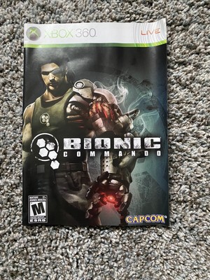 Bionic Commando (Microsoft Xbox 360, 2009) Manual Insert