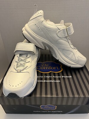 NEW White Leather Dr. Comfort the Winner, 6740 Athletic Sneakers Shoe Size  11M